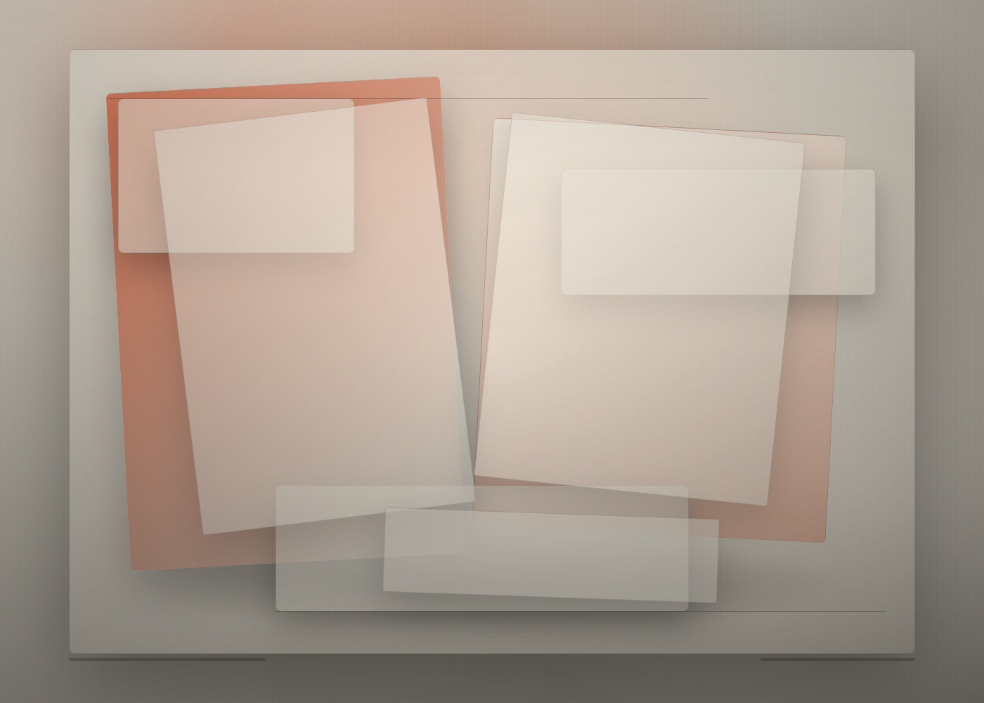 poster like, cultural, asymmetric, image forward